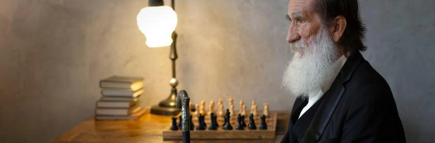 homem-sentado-na-cadeira-com-mesa-com-jogo-de-xadrez